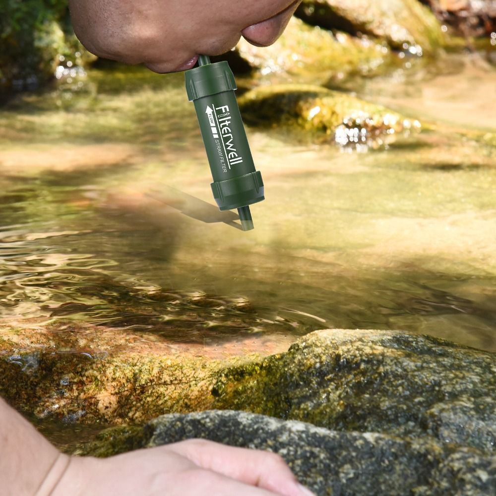 Water Purification Straw - قشة تنقية مياه صغيرة محمولة للشرب