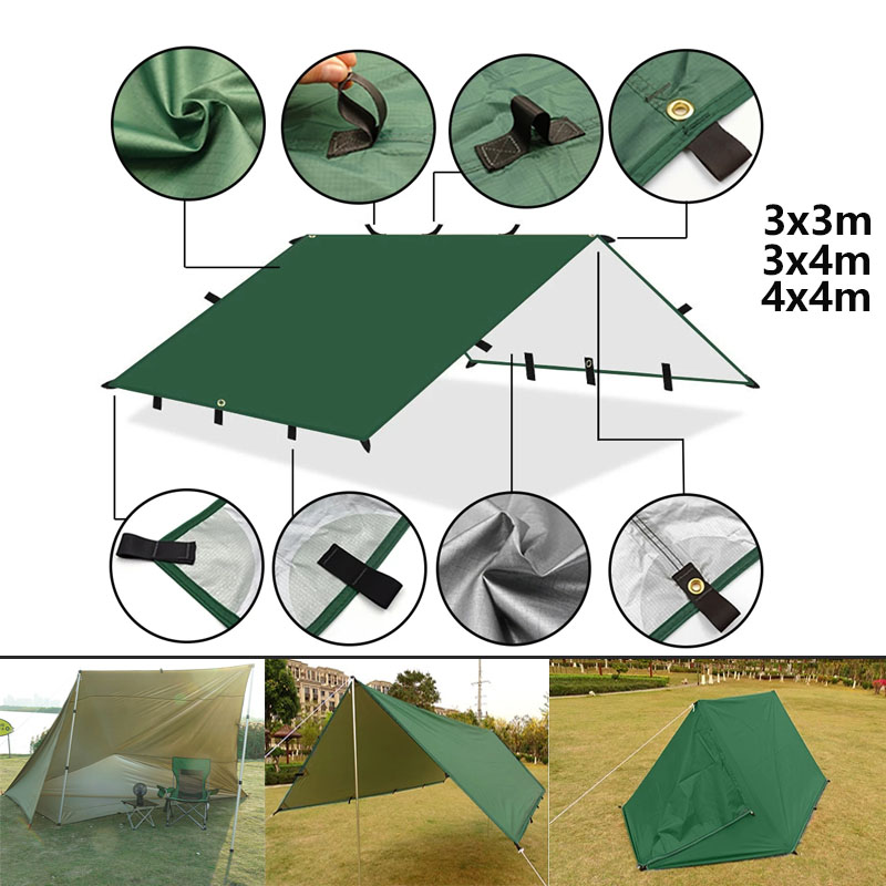 4x4 متر 4x3 متر 3x3 متر 19 نقا - مراجعة Emergency Mylar Tent وسعره