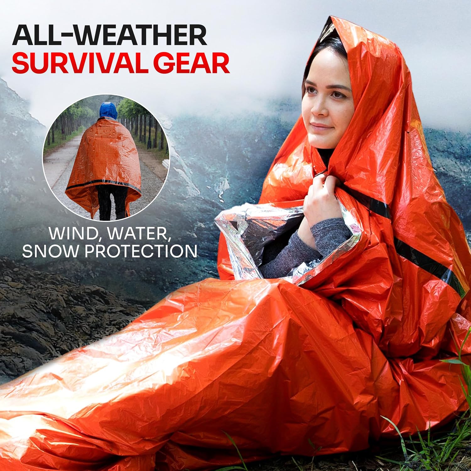 كيس نوم للطوارئ لمعدات ومستلزم - مراجعة Emergency Mylar Tent وسعره