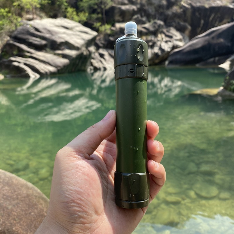 قطعتان من قشة تنقية المياه للط - مراجعة Water Purification Straw وسعره
